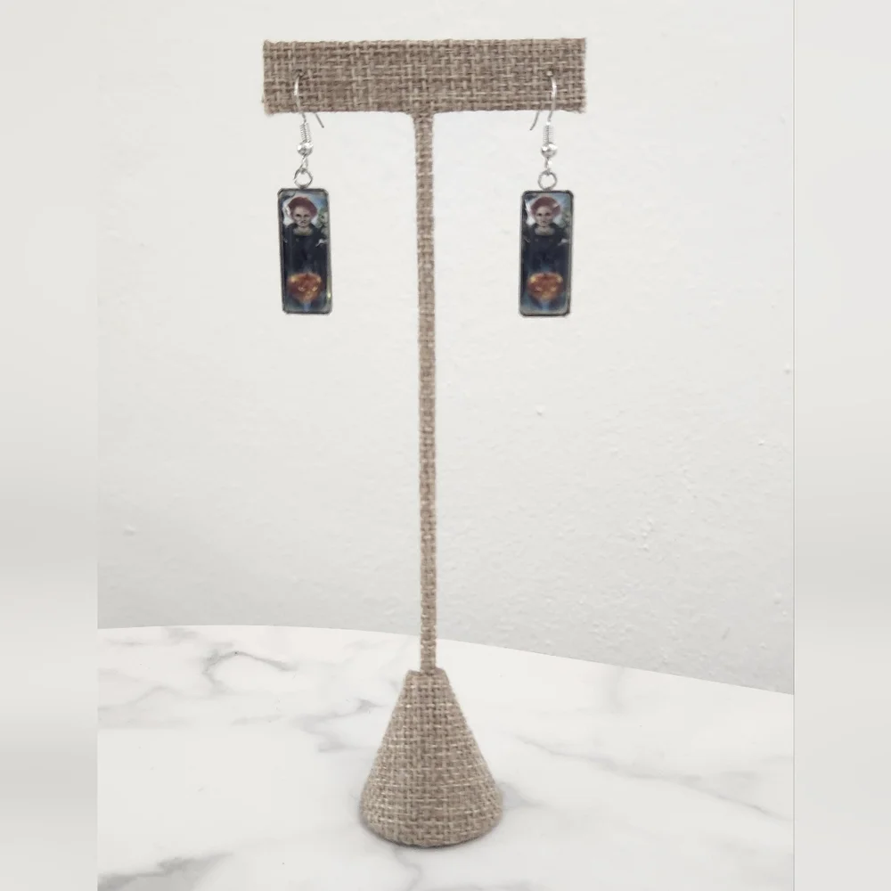 ​Halloween Hocus Pocus Mary Sanderson Pumpkin Earrings
